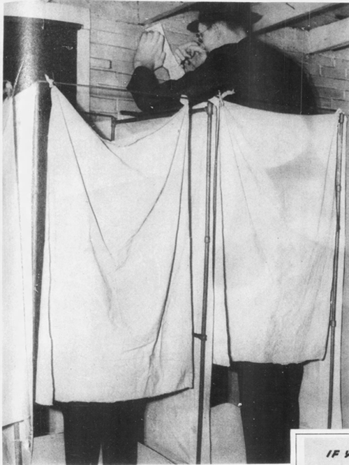 No secret ballot here